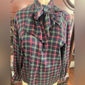 Vintage Akris silk blouse sz10